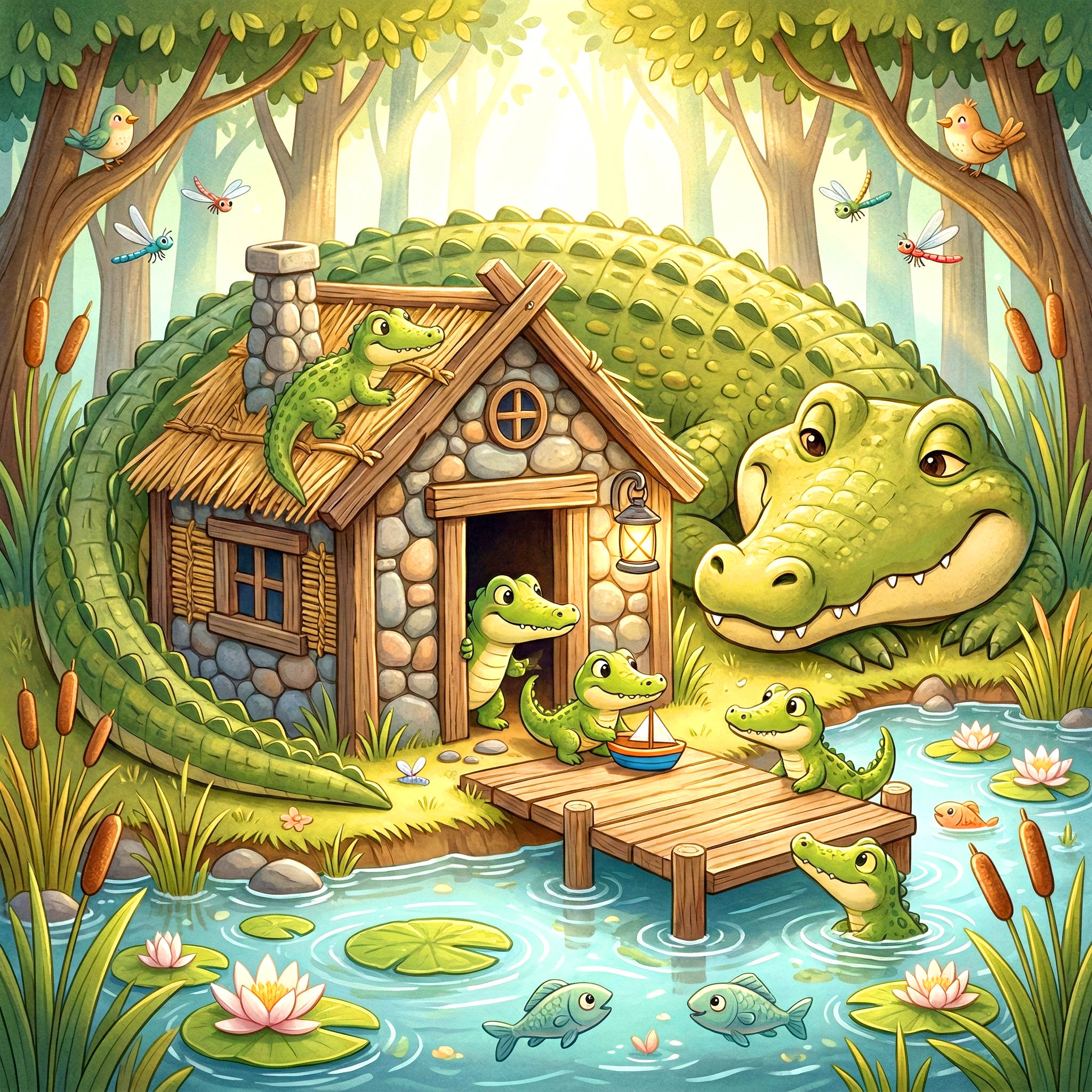 Five Little Crocs — track artwork